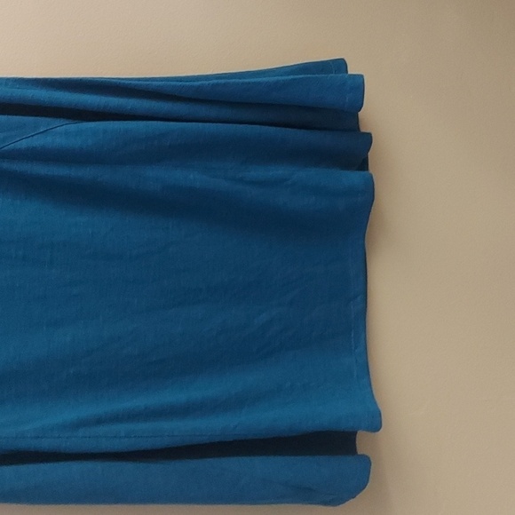 NEW AVENUE Fit-n-Flare Sleeveless Tank in Mykonos Blue sz 14 - Picture 8 of 12